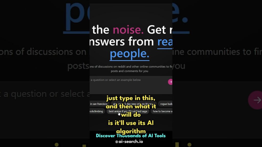 Stop adding “Reddit” to your Google Search! Use This AI Tool instead! (Short)
