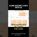 How To Clone & Use ANYONE’s Voice With AI – FREE & No GPU Needed! (Short)