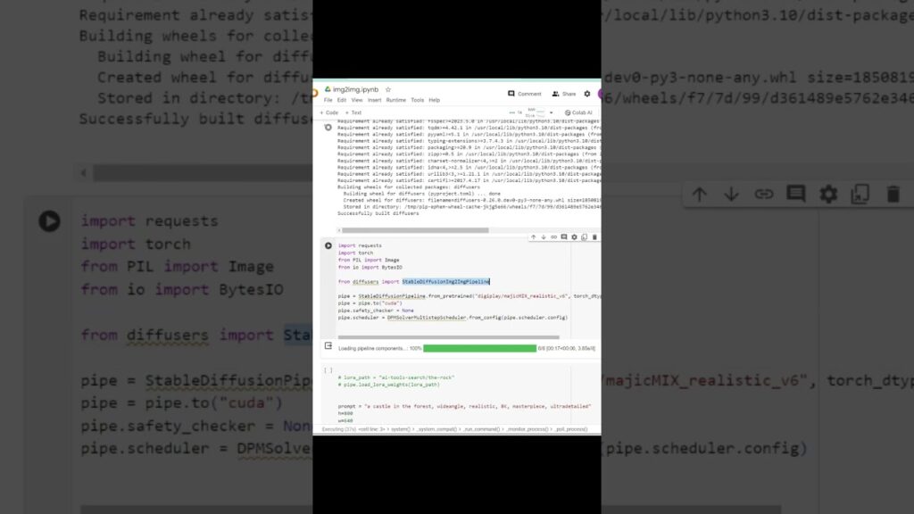 Huggingface Diffusers Tutorial: LoRAs, Image to Image, Sampler, etc – Stable Diffusion in Colab